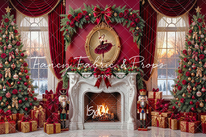 Scarlet Ballerina Christmas - with Sweep Option