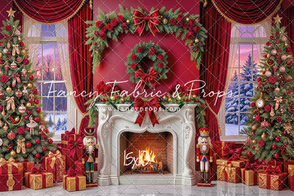 Scarlet Christmas Room - with Sweep Option