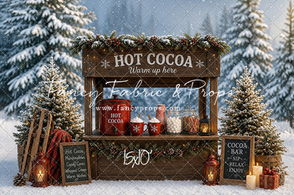 Snowflake Cocoa Station - With Sweep Option