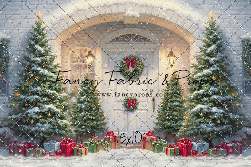 Snowy Doorstep Delight - With Sweep Option