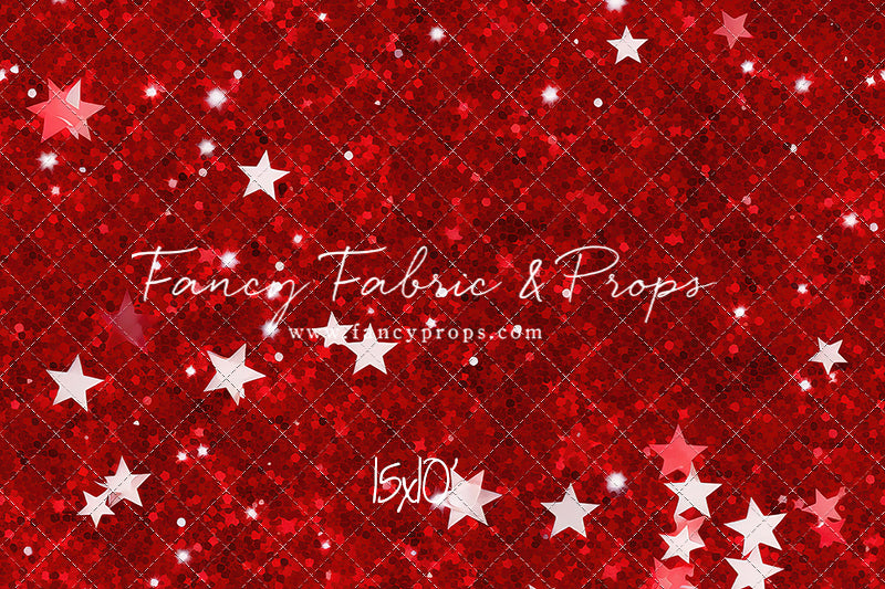 Starry Red Sparkle