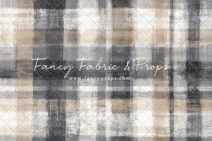 Stone & Sand Tartan - With Sweep Option