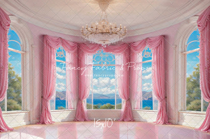 Summer Season Victorian Window - Marble Floor - With Sweep Option