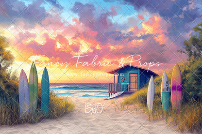 Sunset Surf Shack - With Sweep Option