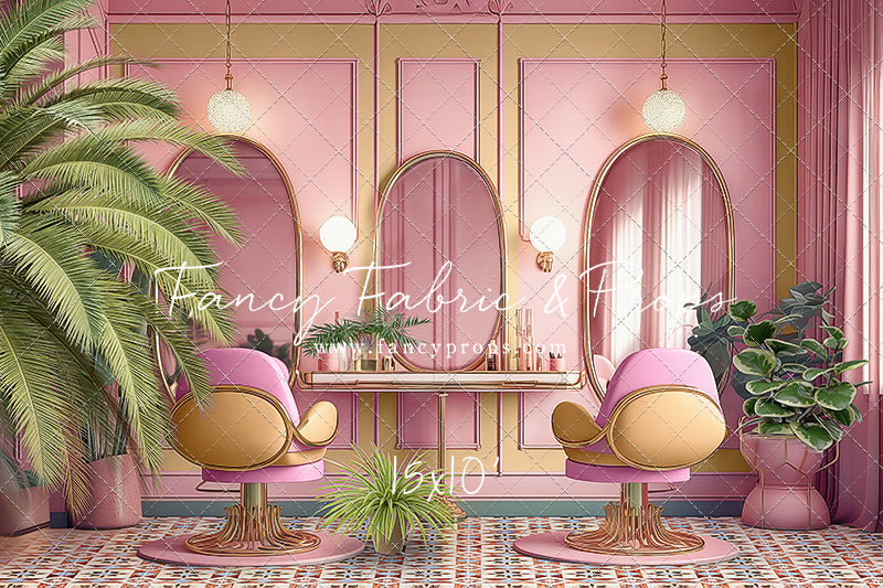 Teresa's Vanity - Tile Floor Option - With Sweep Option