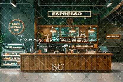 The Coffee Spot - White Floor Version - With Sweep Option