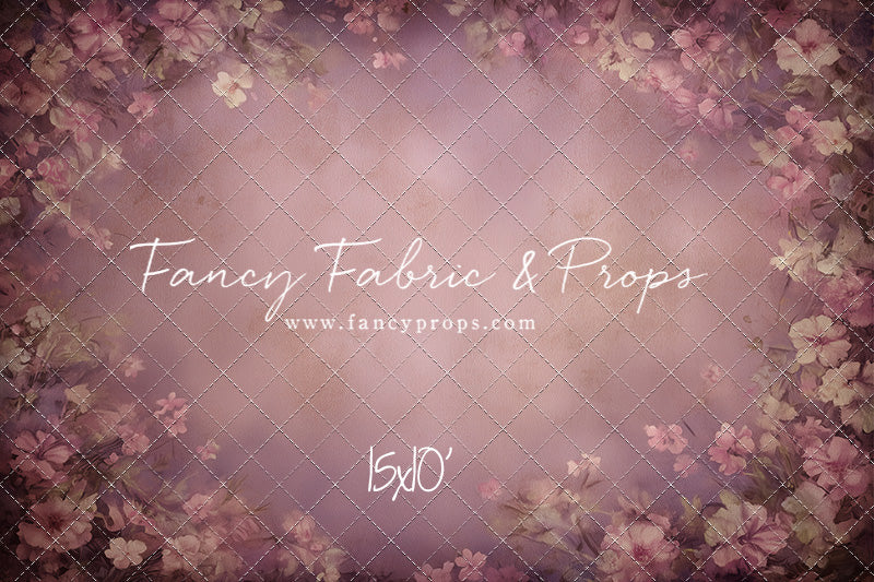 Vintage Mauve Petals - With Sweep Option