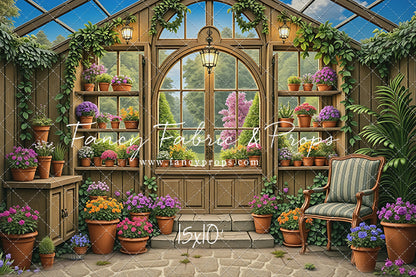 Violet Lavender Greenhouse - With Sweep Option