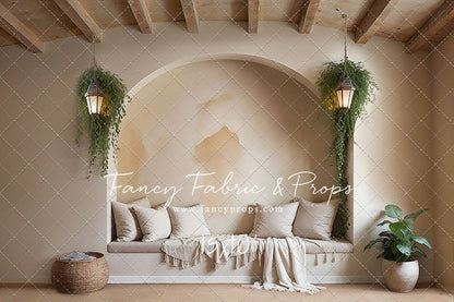 Warm Beige Comforts - Tile Floor - With Sweep Option