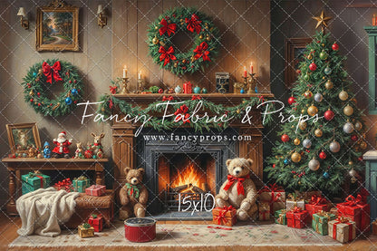 Warm Christmas Corner - With Sweep Option