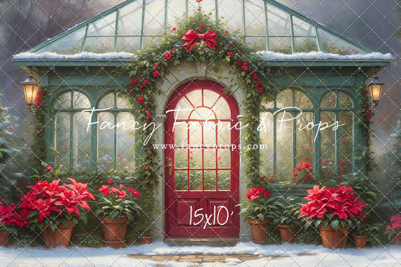 Whimsical Winter Greenhouse - With Sweep Option