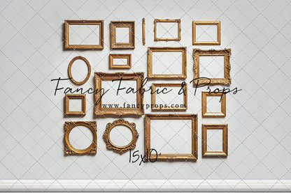 White Frame Wall - White Floor - With Sweep Option