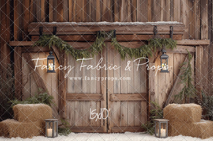 Winter Barn Entry - with Sweep Option