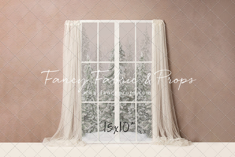 Woodland Winter Window