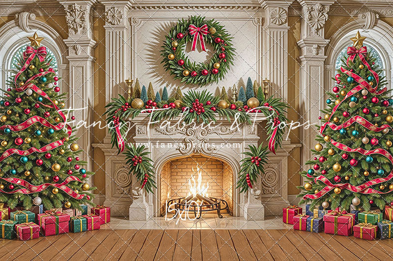 Yuletide Hearth - with Sweep Option