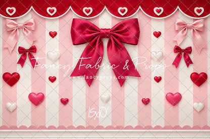 Bow Tied Valentine Wall - With Sweep Option