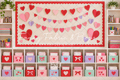 Cheerful Valentine Classroom - With Sweep Option