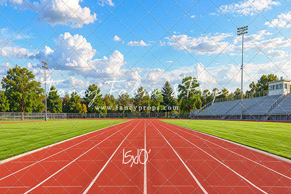 Track & Field Starting Line - With Sweep Option
