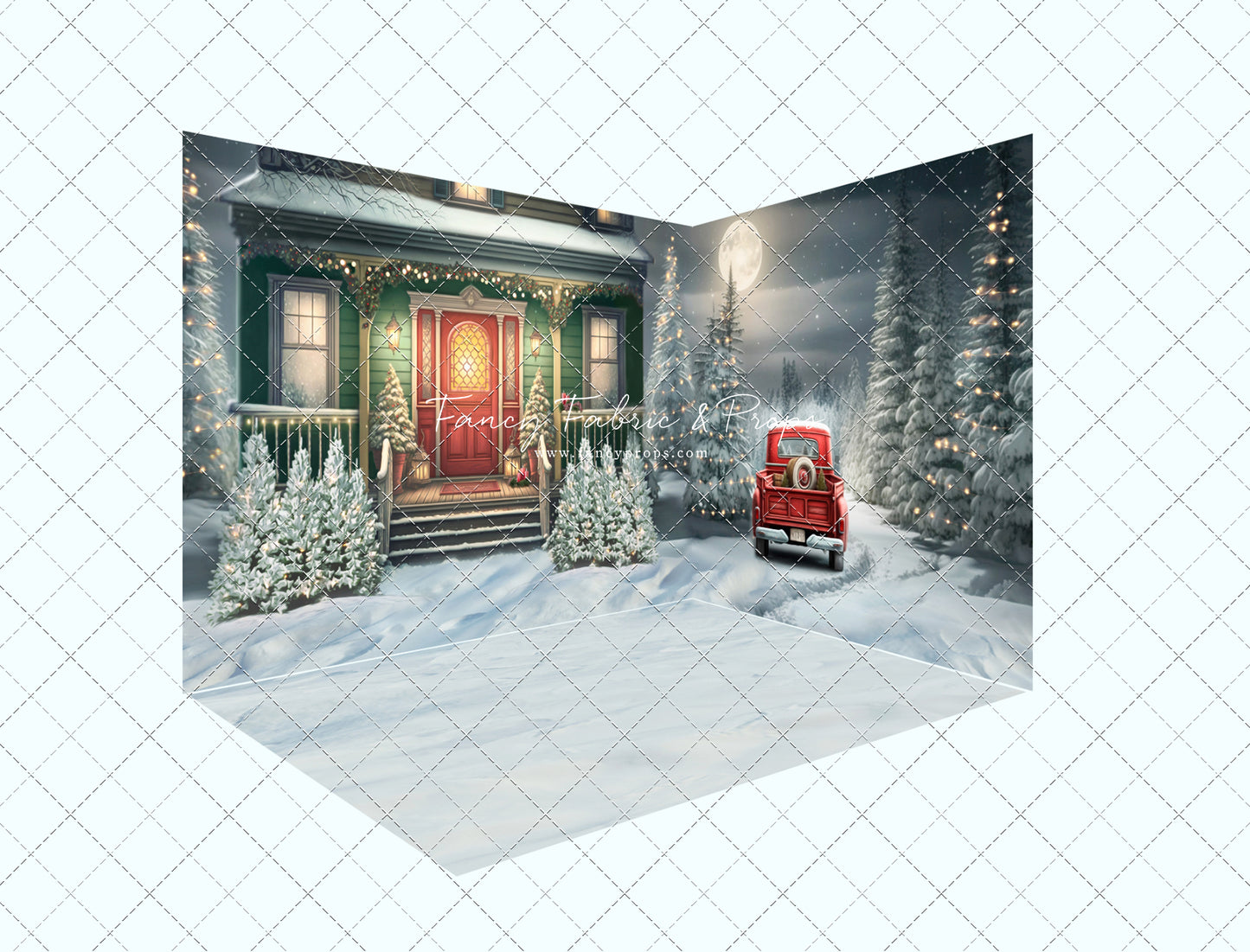 Merry Holiday Porch - Room