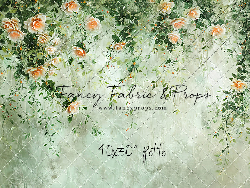 Cascading Peach Blooms- Petite