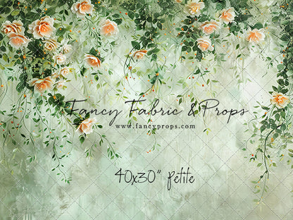 Cascading Peach Blooms- Petite