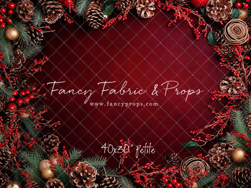 Crimson Christmas Berries - Petite