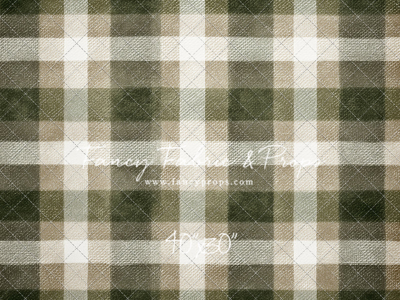 Frosted Pine Plaid - Petite