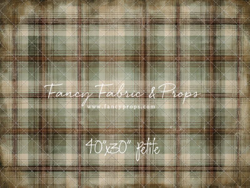 Frosted Plaid Spruce - Petite