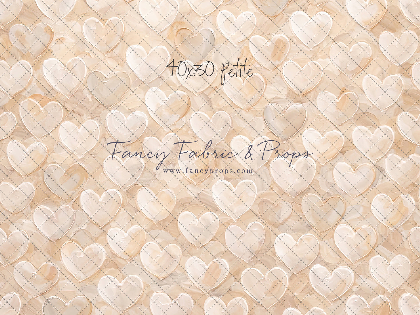 Neutral Abstract Hearts - Petite