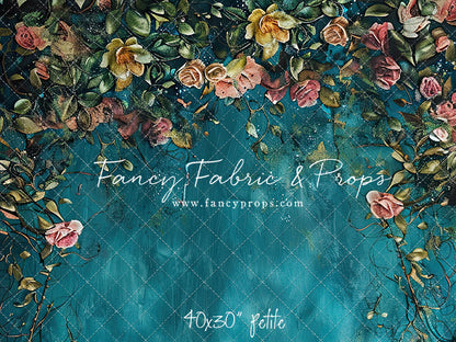 Painted Floral Teal - Petite