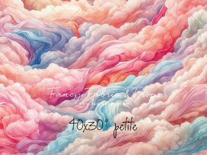 Pink Rainbow Cascading Clouds - Petite