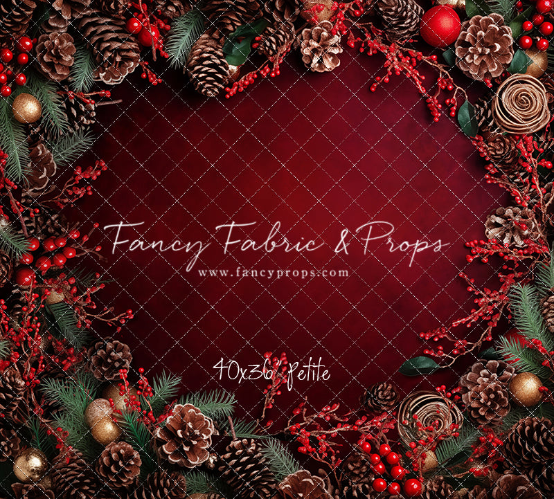 Crimson Christmas Berries - Petite