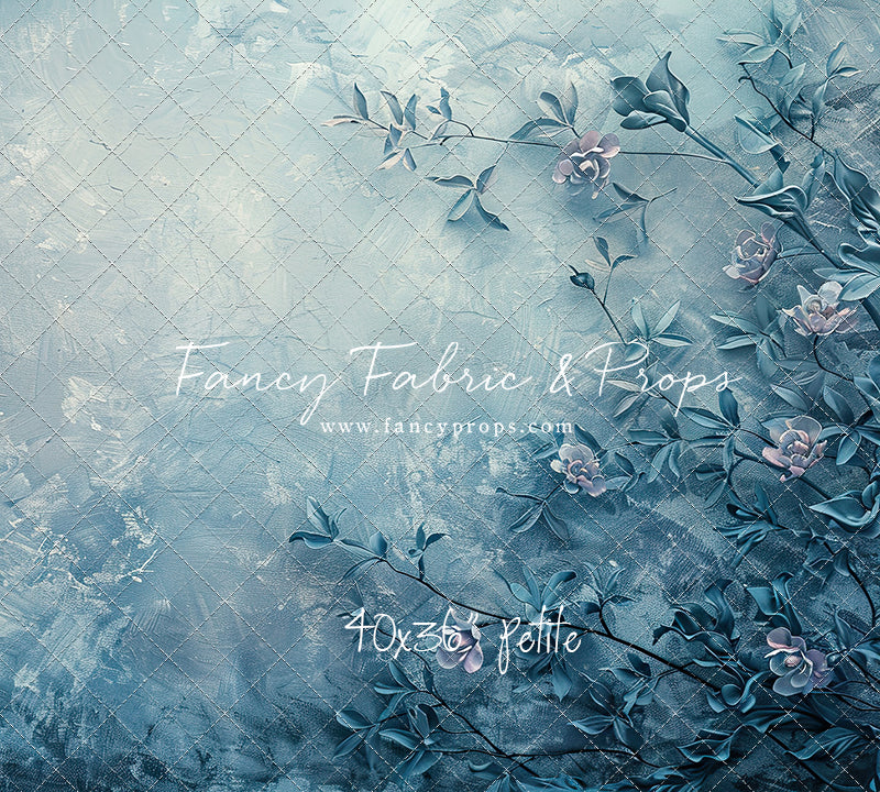 French Blue Blooms - Petite