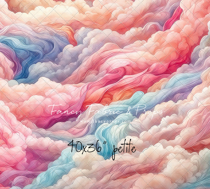 Pink Rainbow Cascading Clouds - Petite