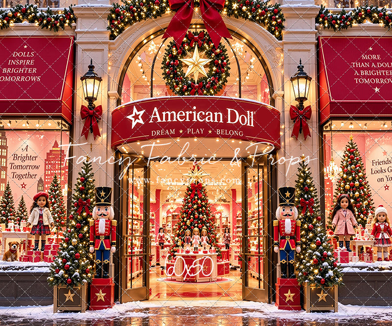 American Doll Holiday - With Sweep Option