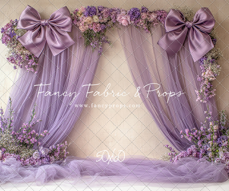 Amethyst Bow Blooms - With Sweep Option