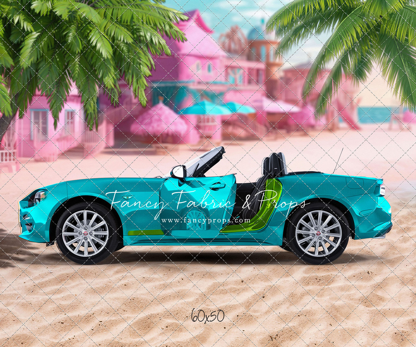 Beach Convertible -Teal Blue - With Sweep Option