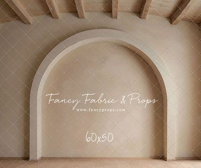 Beige Elegant Arch - Wood Floor - With Sweep Option