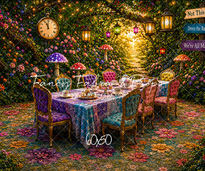 Blooming Garden Tea Party - With Sweep Option