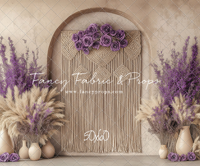 Bohemian Lavender Rose - With Sweep Option