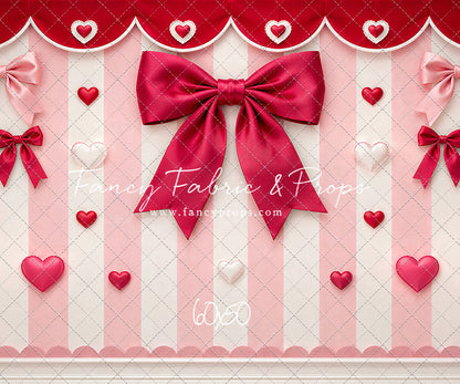 Bow Tied Valentine Wall - With Sweep Option
