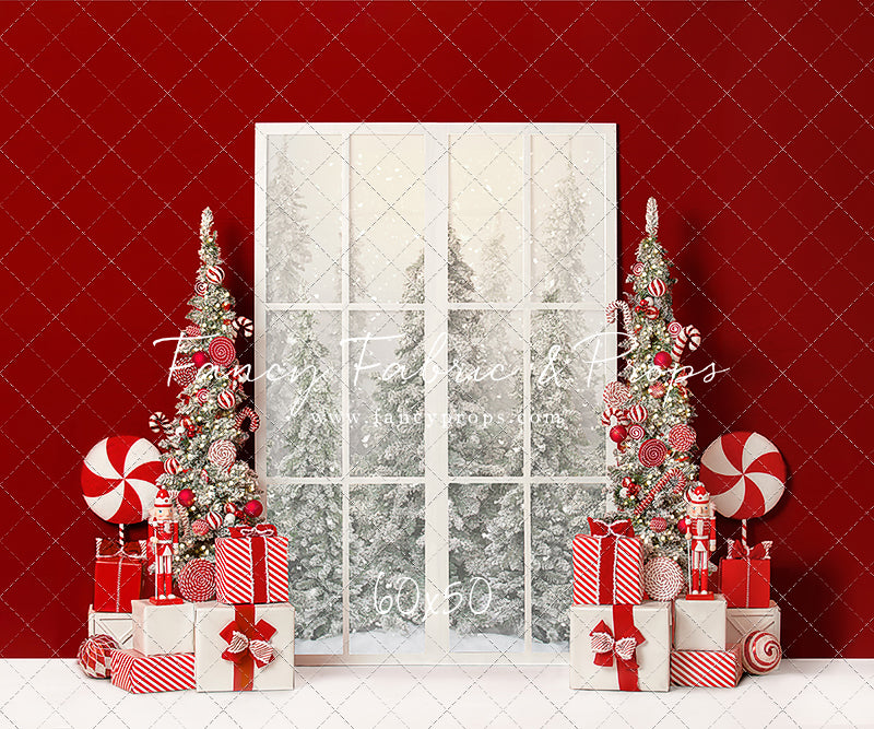 Candy Cane Window