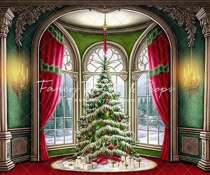 Cathedral Christmas - Red Carpet Option - with Sweep Option