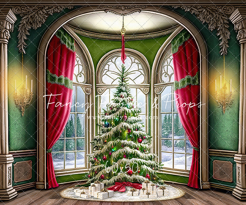 Cathedral Christmas - Wood Floor Option - with Sweep Option