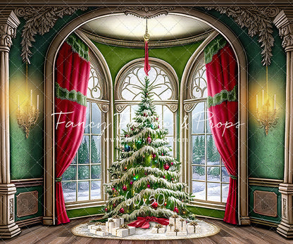 Cathedral Christmas - Wood Floor Option - with Sweep Option