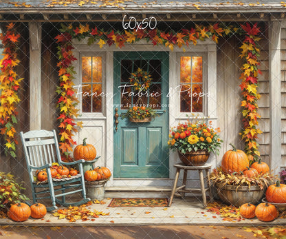 Charming Autumn Porch - With Sweep Option