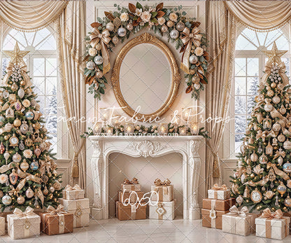 Christmas Beige Beauty - with Sweep Option