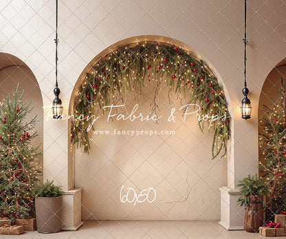Christmas Courtyard Arch - With Sweep Option