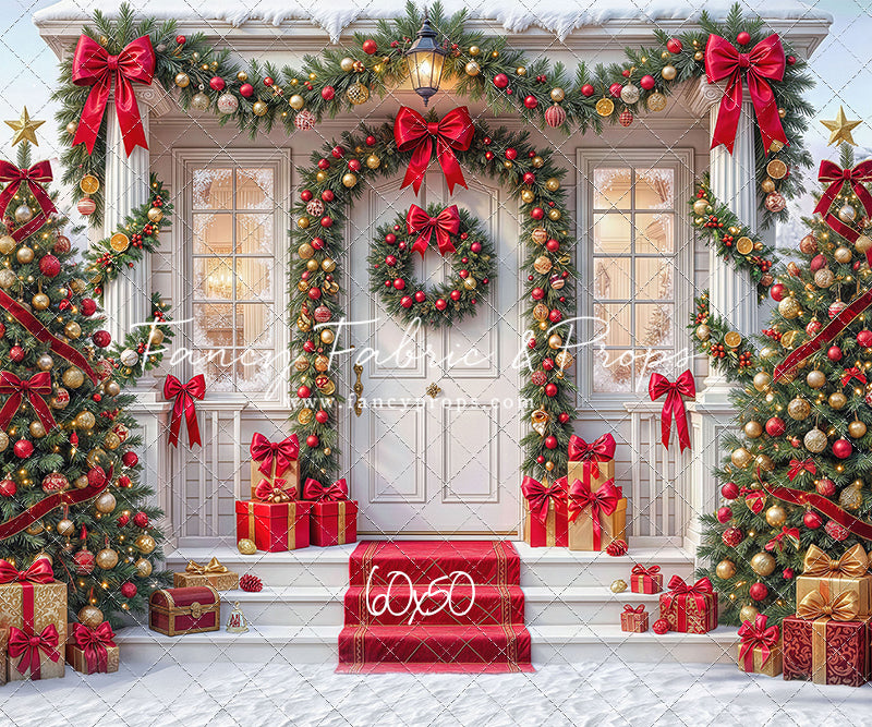 Christmas Front Porch Classic - With Sweep Option