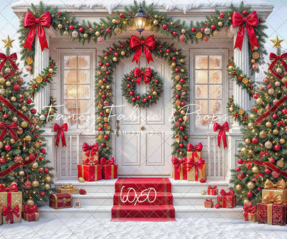 Christmas Front Porch Classic - With Sweep Option